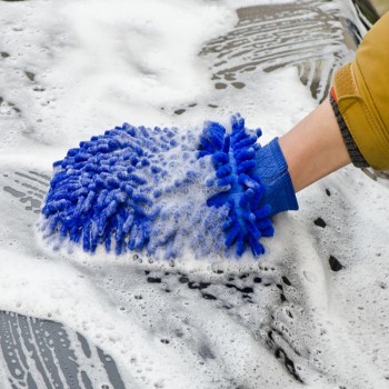 1pc microfiber car wash glove cleaning car care detailling products super mitt  microfiber washing Tool