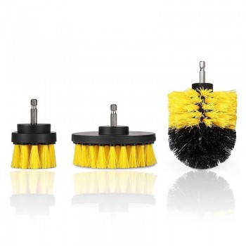 3 pcs Power Scrubber Brush Drill Brush Clean for Bathroom Surfaces Tub Shower Tile Grout Cordless Power Scrub Drill Cleaning Kit