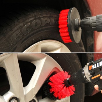 3 pcs Power Scrubber Brush Drill Brush Clean for Bathroom Surfaces Tub Shower Tile Grout Cordless Power Scrub Drill Cleaning Kit