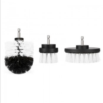 3 pcs Power Scrubber Brush Drill Brush Clean for Bathroom Surfaces Tub Shower Tile Grout Cordless Power Scrub Drill Cleaning Kit