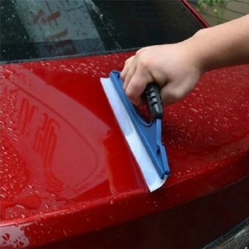 1Pcs Silicone Car Wash Wiper Plate Car Wiper Plate Glass Cleaning Brush Scraper Silicone Wiper Blade Windscreen Cleaning Tool