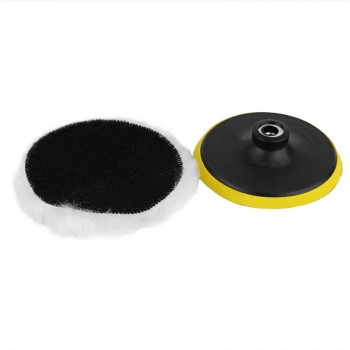 A set of Durable 3 Buffer Pad Set Kit+Drill Adapter For Car polish Tool Car Care Kit Automotive Care Supplies Auto Car cleaning