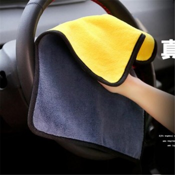 Car Wash Microfiber Towel Thicken Large Size Polishing Washing Drying Towel Plush Polyester Fiber Cleaning Cloth 30*60cm