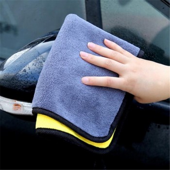Car Wash Microfiber Towel Thicken Large Size Polishing Washing Drying Towel Plush Polyester Fiber Cleaning Cloth 30*60cm