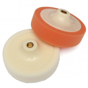 Random Delivery 6 Inch 150mm Polishing Head Mop Firm White Hard Compounding Sponge M14