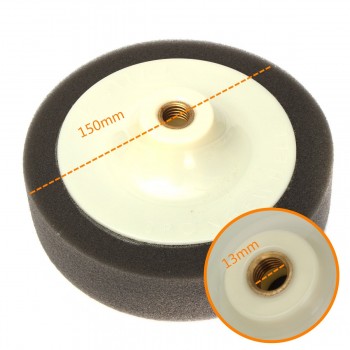 Random Delivery 6 Inch 150mm Polishing Head Mop Firm White Hard Compounding Sponge M14
