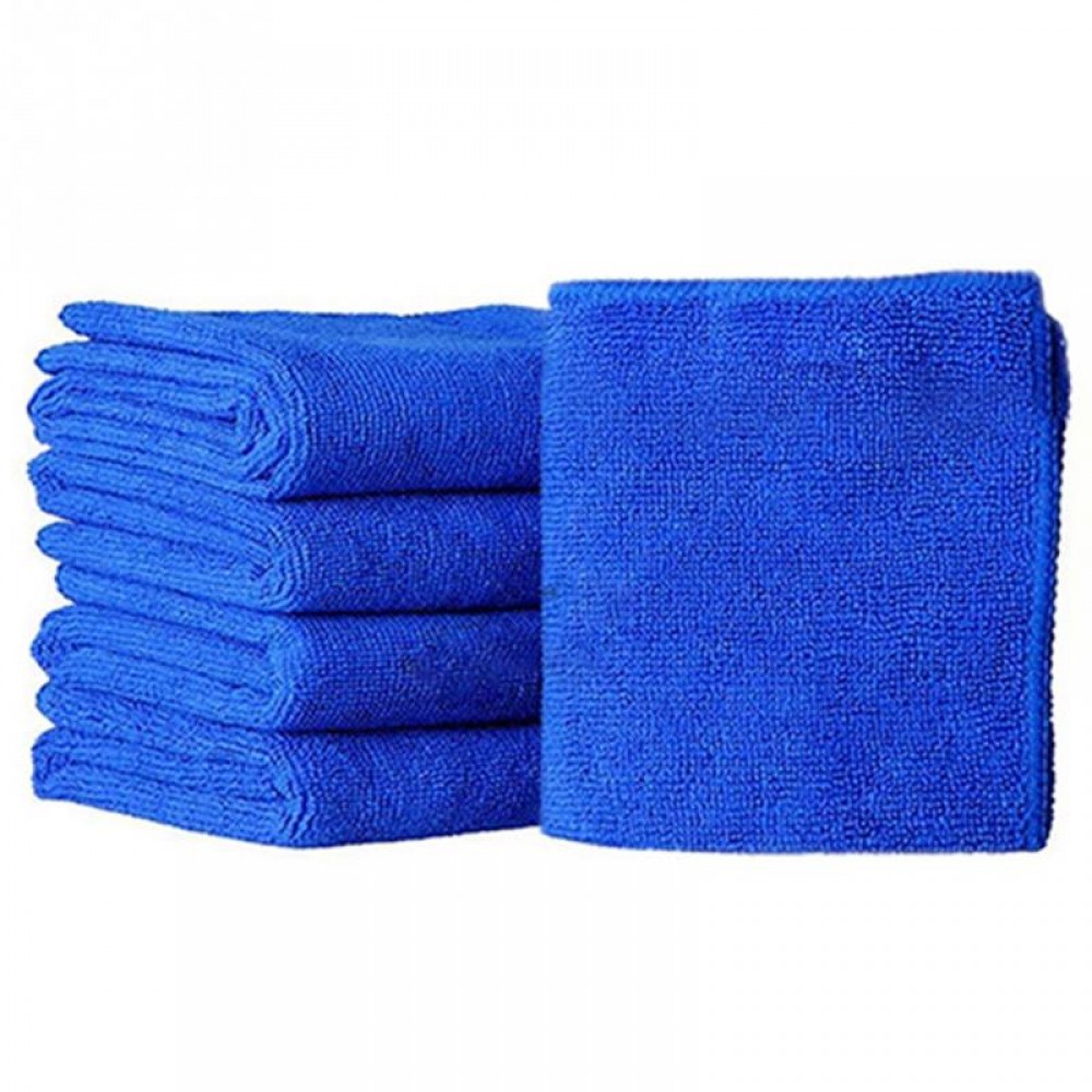 5pcs Car Care Microfiber Car Cleaning Cloths Car Care Microfibre Wax Polishing Detailing Towels 25cmx25cm