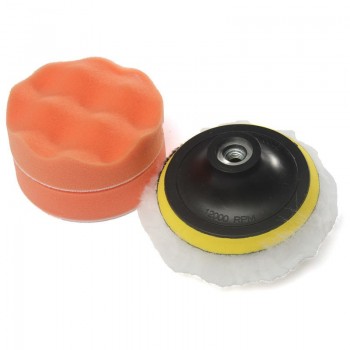 4 Inch High Gross Car Polisher Buffer Polishing Buffing Pad Kit + M10 Drill Adapter Car Care Kits Car beauty Tool
