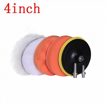 4 Inch High Gross Car Polisher Buffer Polishing Buffing Pad Kit + M10 Drill Adapter Car Care Kits Car beauty Tool