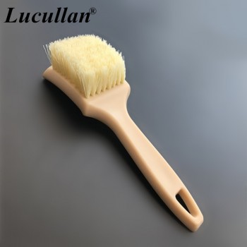 Lucullan Heavy Duty Nifty Interior Carpet/Upholstery Detailing Brush 2 Colors For Tires,Floor Matt,Fabric and Trunk liner