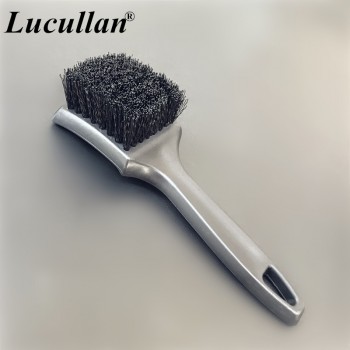 Lucullan Heavy Duty Nifty Interior Carpet/Upholstery Detailing Brush 2 Colors For Tires,Floor Matt,Fabric and Trunk liner