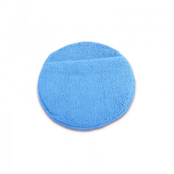 5pcs Universal Blue Round Soft Microfiber Car Wax Applicator Pads Polishing Sponges Remove Wax Car Accessories