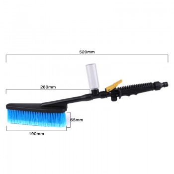 Retractable Long Handle Car Wash Brush Water Foam Flow Auto Cleaning Brushes Care Washer Tire Clean Tool Maintenance