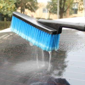 Retractable Long Handle Car Wash Brush Water Foam Flow Auto Cleaning Brushes Care Washer Tire Clean Tool Maintenance