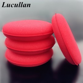 Ultra Thick 5 Inch Large Size Red Foam Sponge High Density Premium Car Care Wax/Sealant Applicator Pads