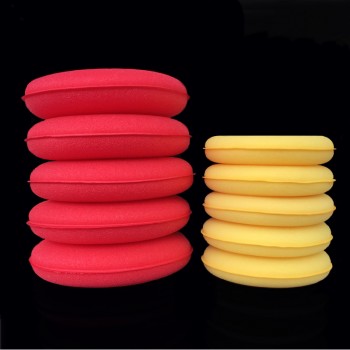 Ultra Thick 5 Inch Large Size Red Foam Sponge High Density Premium Car Care Wax/Sealant Applicator Pads