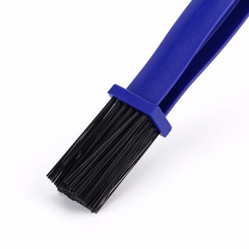 Plastic Cycling Motorcycle Bicycle Chain Clean Brush Gear Grunge Brush Cleaner Outdoor Cleaner Scrubber Tool Blue