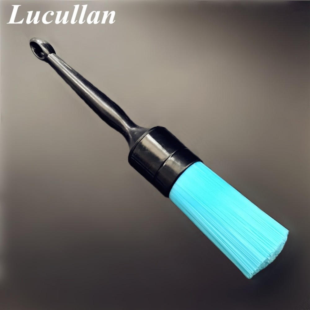 Lucullan Chemical Resistant Detailing Brush For Interior Vents,Seams,Buttons/Exterior Wheels,Window Tracks,Grills,Emblems