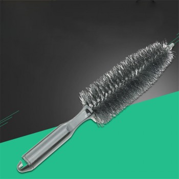New Tire Rim Scrub Vehicle Washing Wheel Hub Handle Cleaning Tool Fits Car Truck Motorcycle Bike Brushes Handy Washable Cleaner