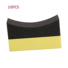1/3/5Pcs Car Professional Tyre Tire Dressing Applicator Curved Foam Sponge Pad Car Cleaning Tool Wholesale