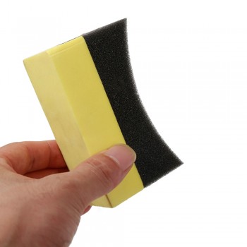 1/3/5Pcs Car Professional Tyre Tire Dressing Applicator Curved Foam Sponge Pad Car Cleaning Tool Wholesale
