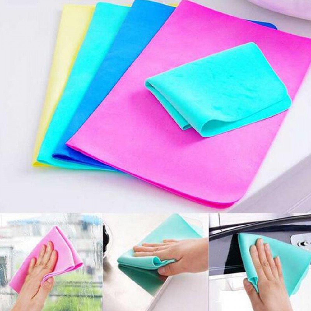 Synthetic Chamois Leather Absorb Car Washing Wipe Towel Cloth Brand New High Quality