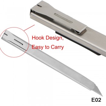 CNGZSY Snap-Off Knife Universal Mini Auto-lock Utility Cutter With Stainless Steel 30 Degree Blade Paper Vinyl Sticker Tools E02