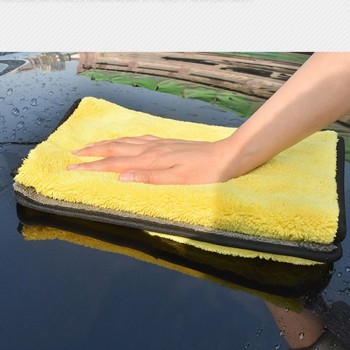 30*40 Car Wash Towel Microfiber Car Cleaning Drying Cloth Hemming Car Care Cloth Detailing Car Wash Towel For Toyota