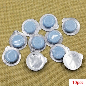 10Pcs Auto Windscreen Cleaner Car Windscreen Cleaning Agent Pills Effervescent Tablets Glass Water Solid Wiper Cleaner