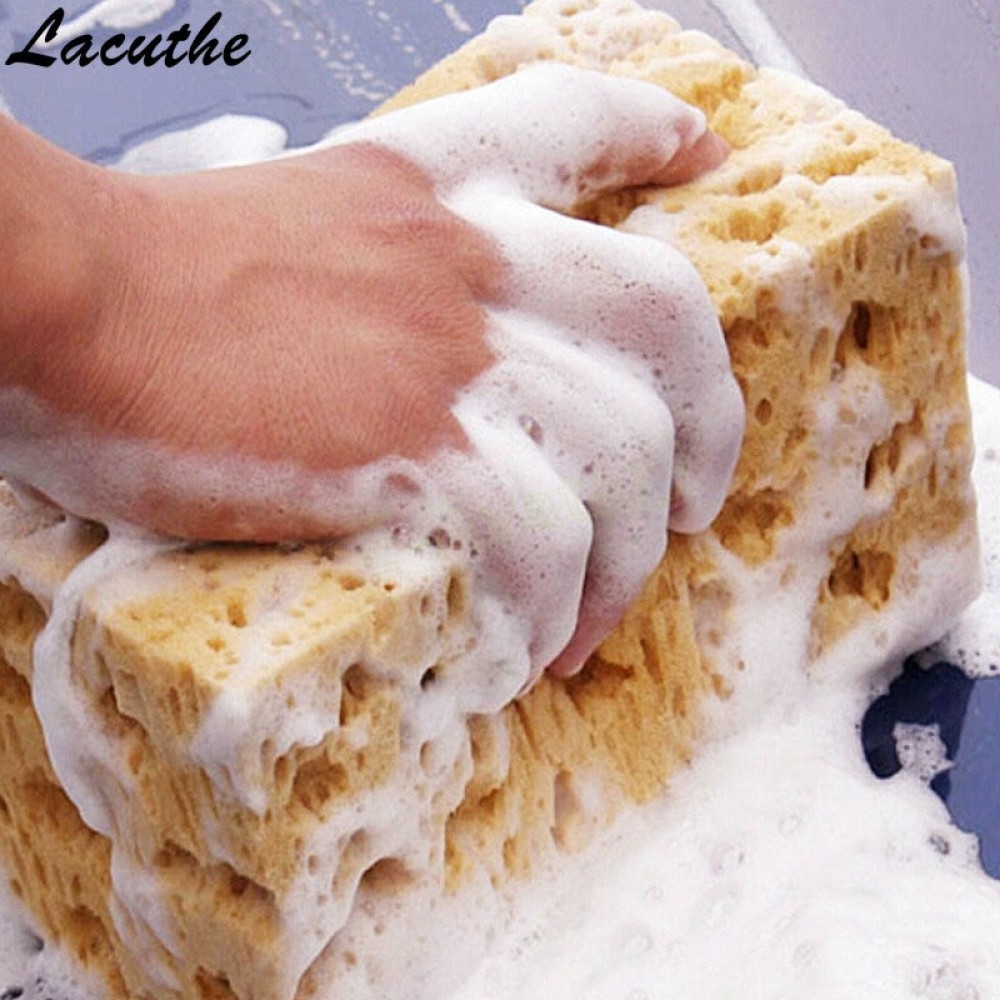 Car styling Microfiber Car Wash Sponge For Washing Windows Absorbent Car Cleaning Accessory Window Cleaners For ford lada granta