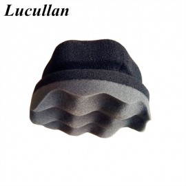 Lucullan Make Detailing Easier Wave Type Tire Dressing Tools Hex Grip Applicator Handheld Tire Waxing Sponge