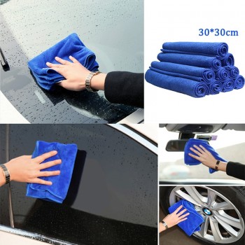 1/5/10x Microfiber Car Wash Towel Soft Cleaning Auto Car Care car Polish Detailing Cloths Wash Towel Duster 9.84 x 9.84Inch