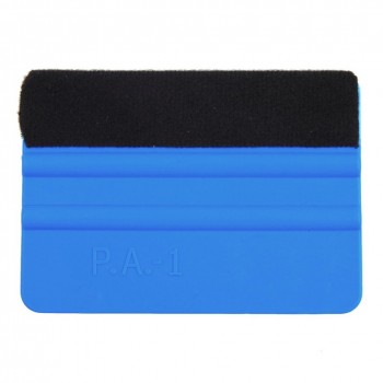 PP Durable Felt Wrapping Scraper Squeegee Tool for Car Window Film Blue Color
