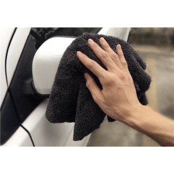 Lucullan Brand Super Glory Edgeless Plush Microfiber Towel 40x40cm 500GSM Cloths For Polishing Buffing Finishes Car Wash