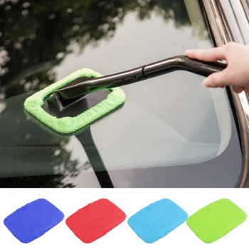 Funcation Portable cleaning brush car window cleaning Cloth Windshield Easy Cleaning without handle Clean Cloth Random Color