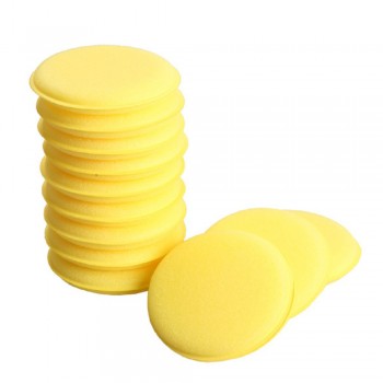 12pcs Auto Polish Wax Foam Sponges Brushes Applicator Car Cleaning Detailing Pad Marbles Floors Vehicle Glass Limpieza Automovil