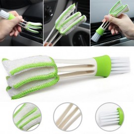 New Car Auto Kit Air Outlet Double-End Cleaning Brush Car Instrument Panel Seams Brush Household Dust Cleaner