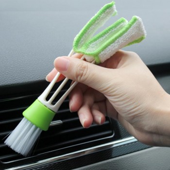 New Car Auto Kit Air Outlet Double-End Cleaning Brush Car Instrument Panel Seams Brush Household Dust Cleaner