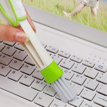 New Car Auto Kit Air Outlet Double-End Cleaning Brush Car Instrument Panel Seams Brush Household Dust Cleaner