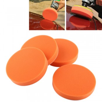 10Pcs/Set 6(150mm) Car Polishing Pads Sponge Polishing Buffing Waxing Pad Kit Tool For Car Polisher Buffer Auto Care Set Orange