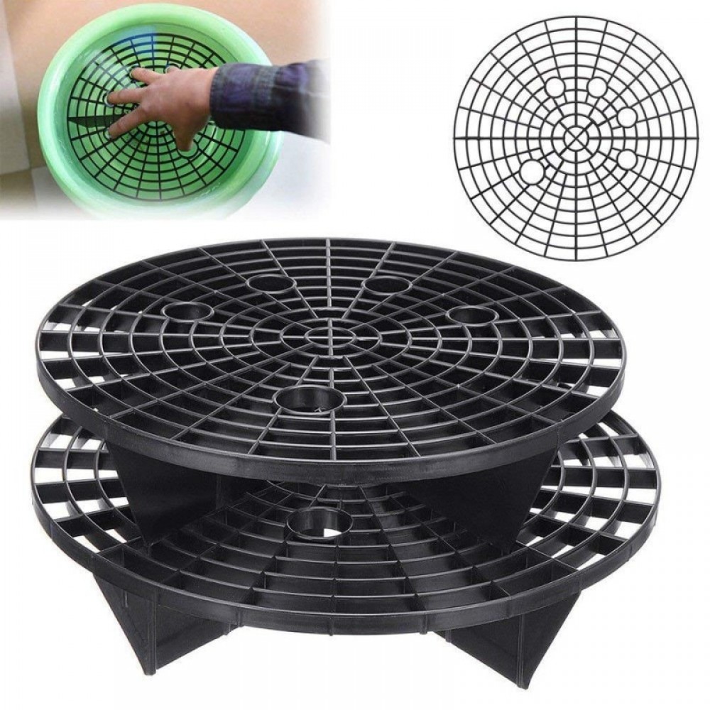 23.5 / 26 Cm Car Wash Grit Guard Insert Washboard Water Bucket Filter Scratch Dirt Filter