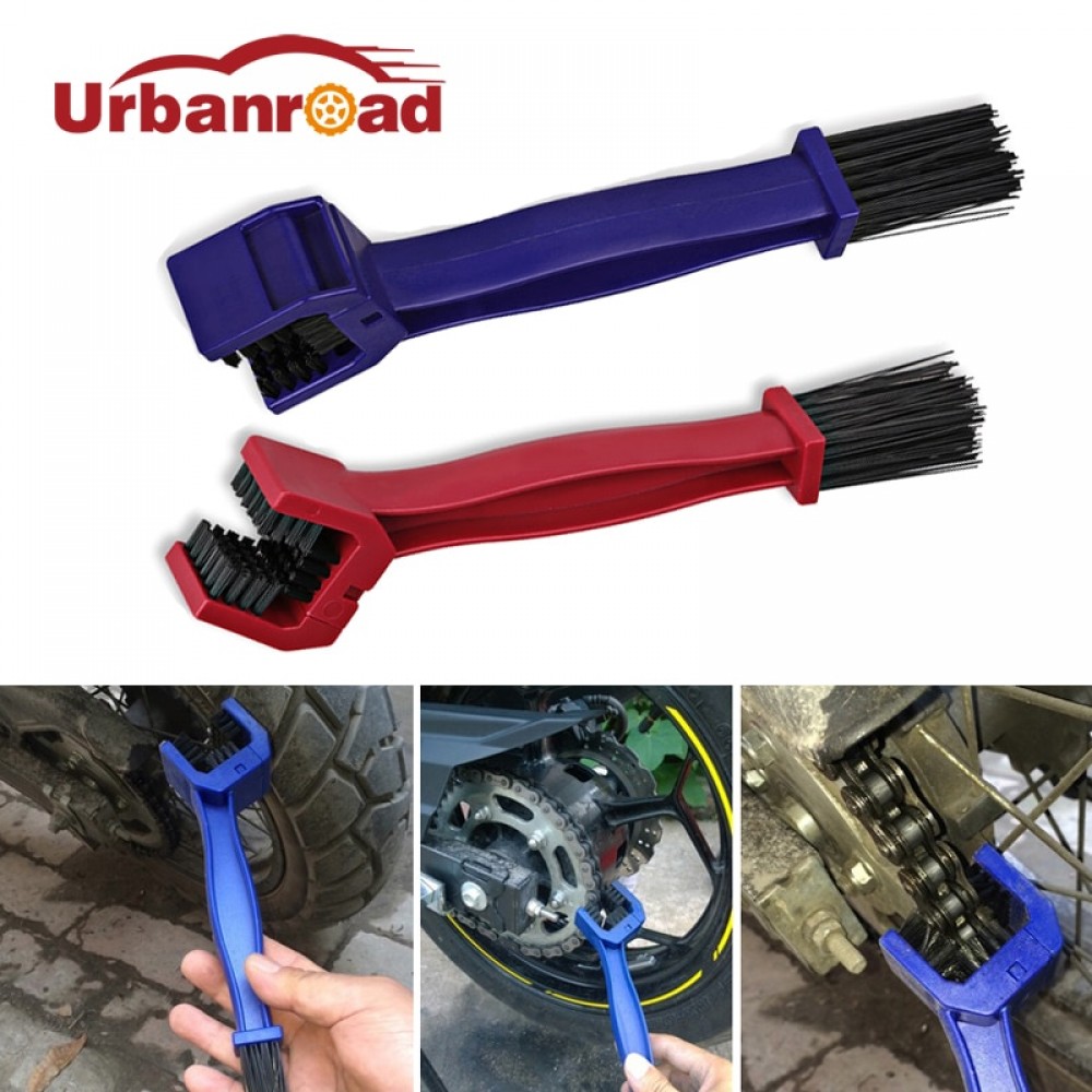 Urbanroad Motorbike Bicycle Cycling Motorcycle Chain Brush Cleaner Tool Chain Cleaning Crankset Brush For Honda Yamaha Suzuki