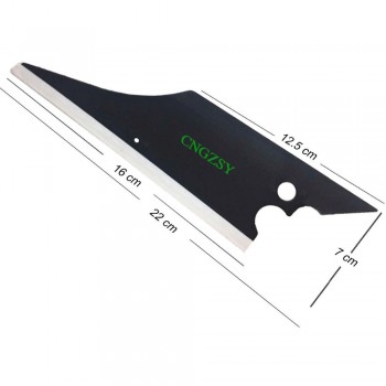2pcs Window Conquerer Squeegee With Rubber Edge 3D Carbon Fiber Film Vinyl Installing Tool Car Wraps Glass Cleaning Scraper 2A26