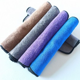 40*40CM Auto Care 400gsm Super Thick Plush Microfiber Car Cleaning Cloths Car Care Microfibre Wax Polishing Detailing Towels New