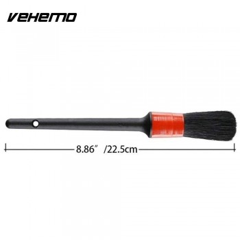 Vehemo ABS Black Car Detailing Brushes Detailing Brushes Care Tool Multi Function Car Interior Wheels Auto Detailing Brushes