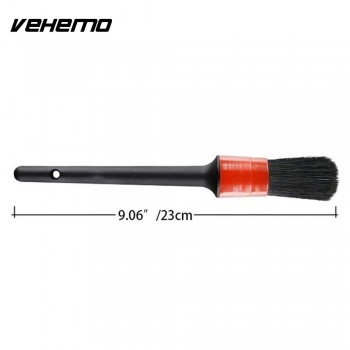Vehemo ABS Black Car Detailing Brushes Detailing Brushes Care Tool Multi Function Car Interior Wheels Auto Detailing Brushes