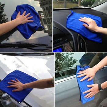 5pcs Auto Care Microfiber Car Cleaning Cloths Car Care Microfibre Wax Polishing Detailing Towels 25cmx25cm