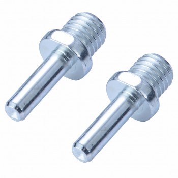 2pcs Stainless Steel M14 Screw Spindle Drill Adapter Backing Pad Wire Brush For Car Polish Wax Foam Sponge Pad Polisher Buffer