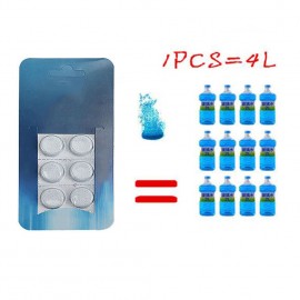 6pcs Car Solid Wiper Fine Seminoma Wiper Effervescent Tablets Car Auto Window Cleaning Car Windshield Glass Cleaner