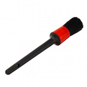 Car Cleaning Tool 5pcs Natural Boar Hair Car Detailing Brushes Set For Car Interior Gap Rims Dashboard Wheel Air Vent Trim